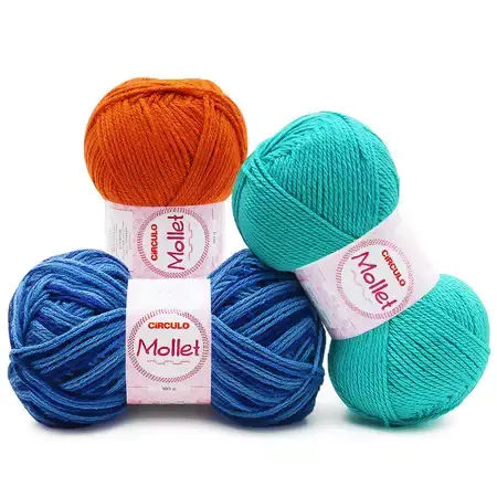 Lã Mollet 100 g · Círculo