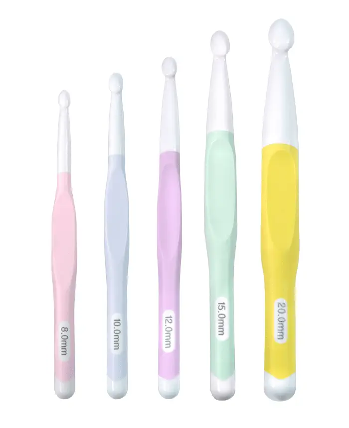 Agulha de Crochê Soft Plus tam. 8 a 12