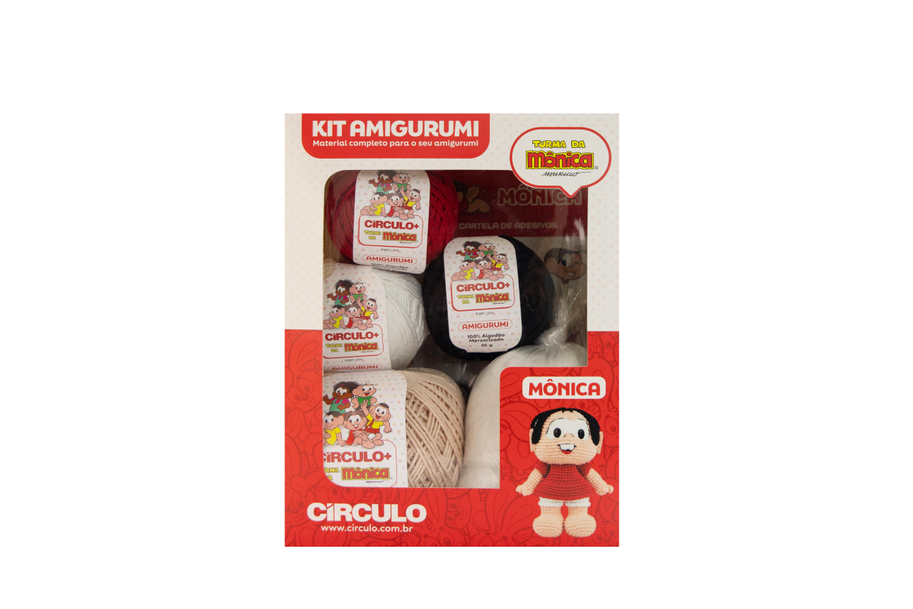 Kit Amigurumi Turma da Mônica
